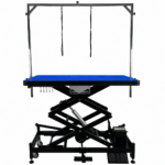 Pre-Loved Pro Range Large Accordion Electric Grooming Table with Wheels - Black Water - Resistant Laminate - Image 2
