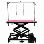 Pre-Loved Pro Range Large Accordion Electric Grooming Table with Wheels - Black Water - Resistant Laminate - Image 4